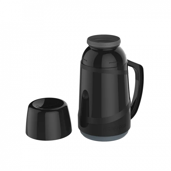GARRAFA TERMICA CRISTAL 500ML PRETA - Soprano