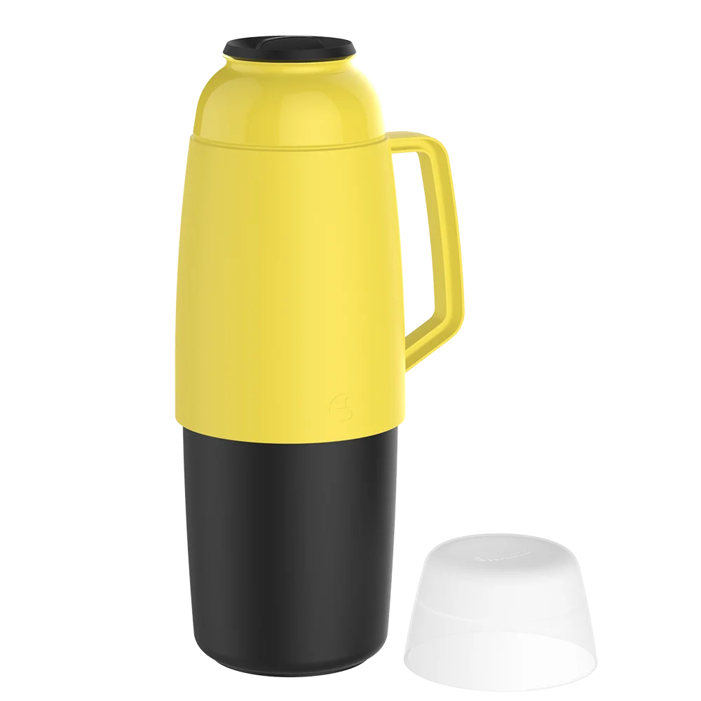 GARRAFA TERMICA LOTUS 1L AMARELA - Soprano