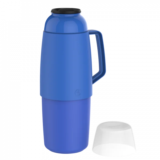 GARRAFA TERMICA LOTUS 1L AZUL - Soprano