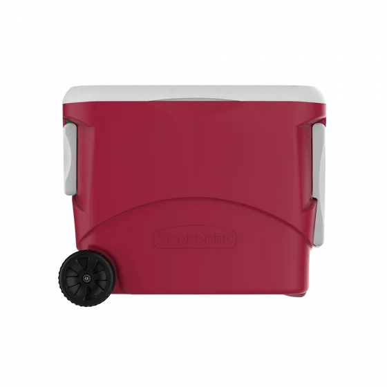 CAIXA TERMICA TROPICAL PLUS C/RODAS 50L VERMELHA - Soprano