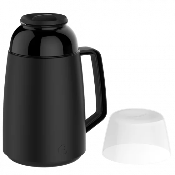 GARRAFA TERMICA LOTUS 500ML PRETA - Soprano