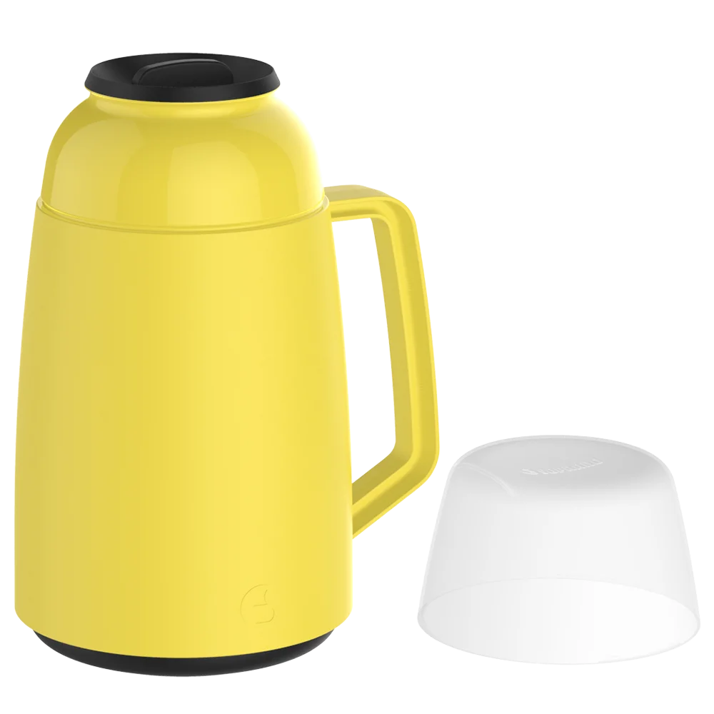 GARRAFA TERMICA LOTUS 500ML AMARELA - Soprano