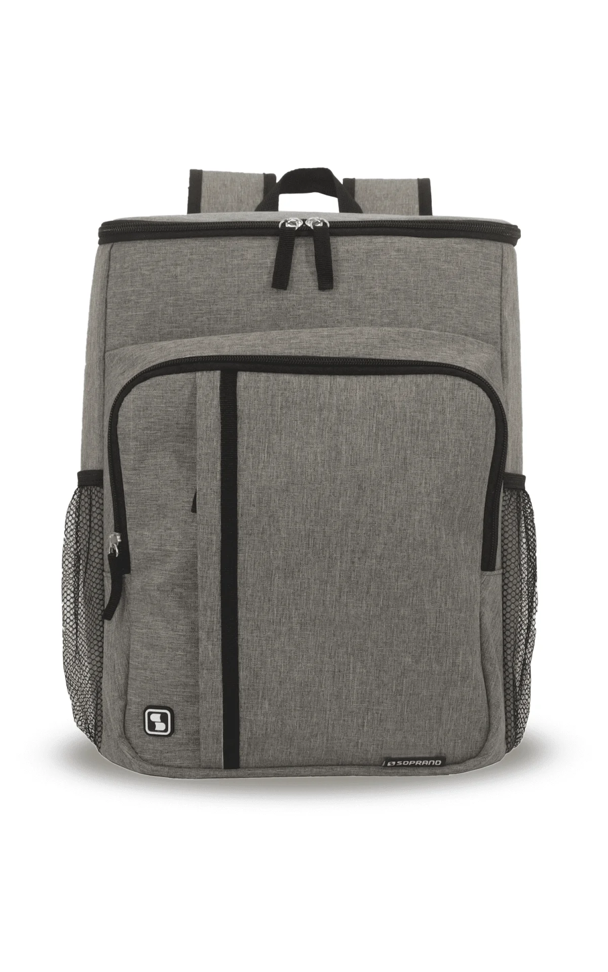 MOCHILA TERMICA EVEREST 15L CINZA/PRETO - Soprano