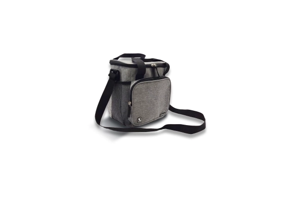 BOLSA TERMICA EVEREST 7,5L CINZA/PRETO