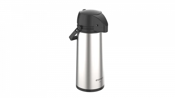 GARRAFA TERMICA SINGLE 1,9L INOX/PRETO - Soprano