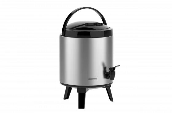 BOTIJAO PALACE 6L INOX/PRETO - Soprano