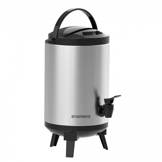 BOTIJAO PALACE 4L INOX/PRETO - Soprano