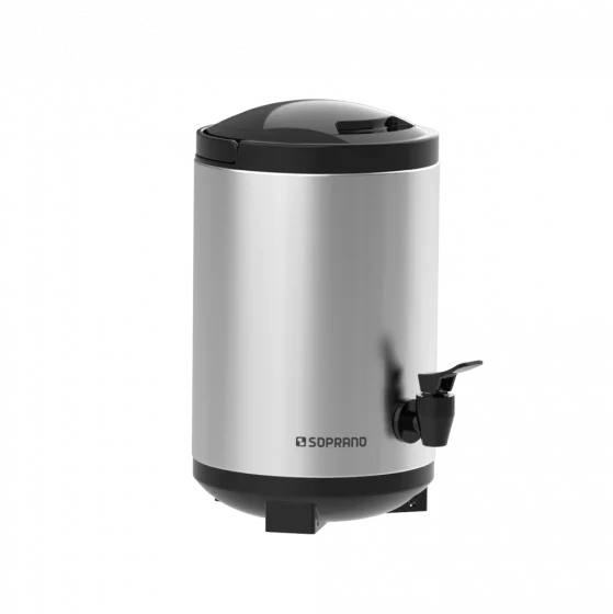 BOTIJAO PALACE 4L INOX/PRETO - Soprano