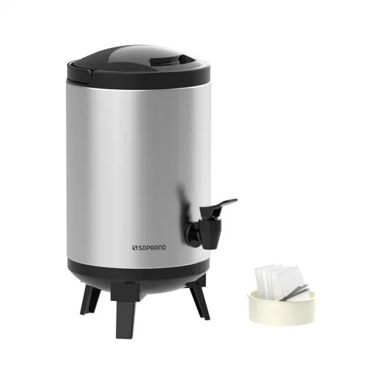 BOTIJAO PALACE 4L INOX/PRETO - Soprano