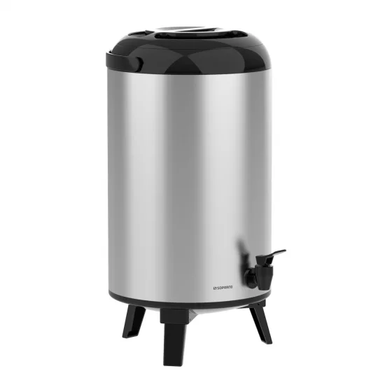 BOTIJAO PALACE 14L INOX/PRETO - Soprano