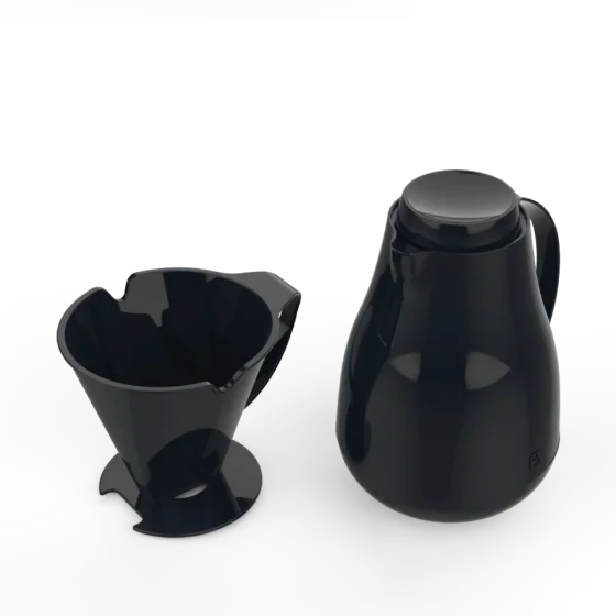 CONJUNTO BULE SONETTO 1L E SUPORTE PARA FILTRO PRETO - Soprano