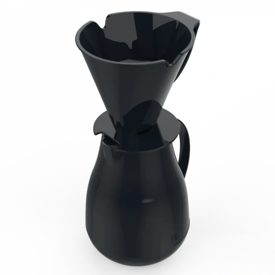CONJUNTO BULE SONETTO 1L E SUPORTE PARA FILTRO PRETO - Soprano