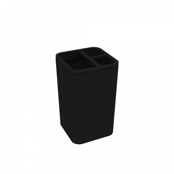 PORTA ESCOVA PRETO/CHUMBO - Soprano