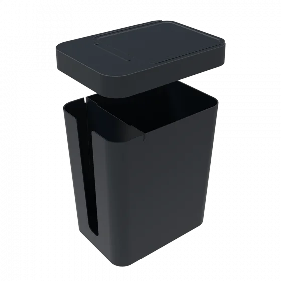LIXEIRA 5L PRETA - Soprano