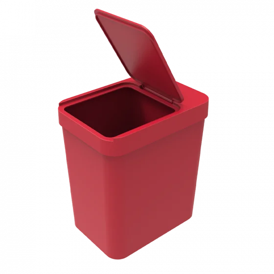 LIXEIRA 5L VERMELHA - Soprano