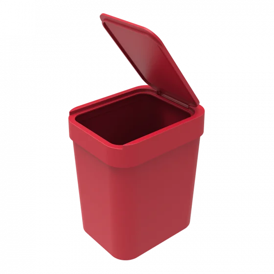 LIXEIRA 2,5L VERMELHA - Soprano