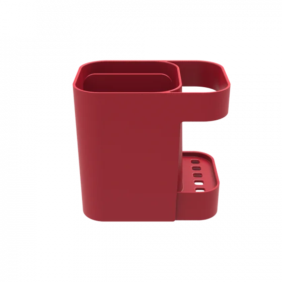ORGANIZADOR DE PIA E PORTA TALHERES VERMELHO - Soprano