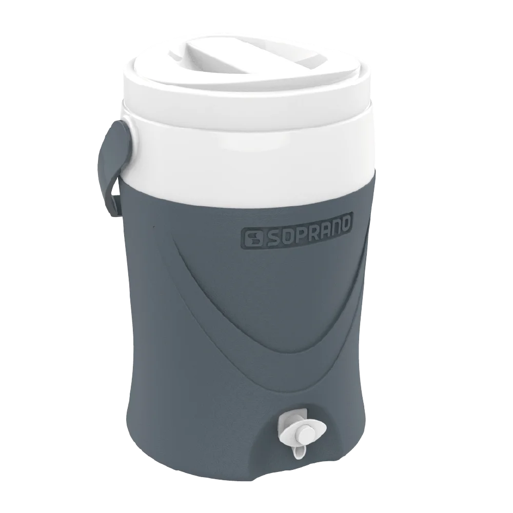 BOTIJÃO TERMICO EVEREST 8L CINZA - Soprano