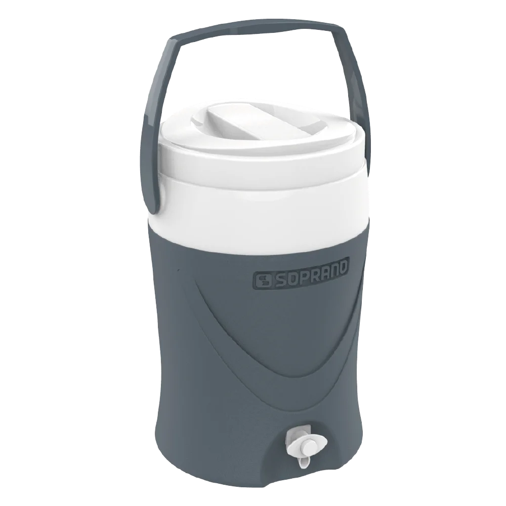 BOTIJÃO TERMICO EVEREST 8L CINZA - Soprano