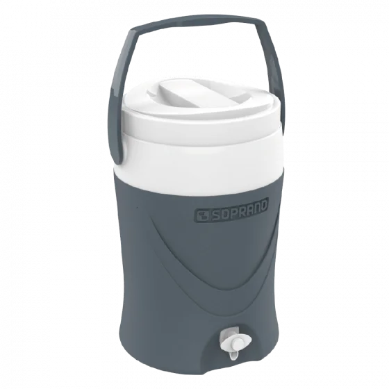 BOTIJÃO TERMICO EVEREST 8L CINZA - Soprano