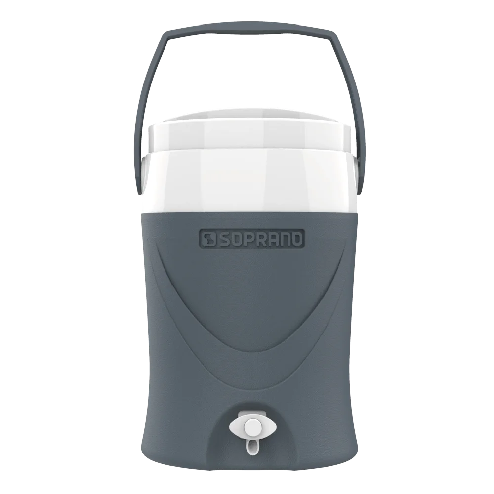 BOTIJÃO TERMICO EVEREST 8L CINZA - Soprano