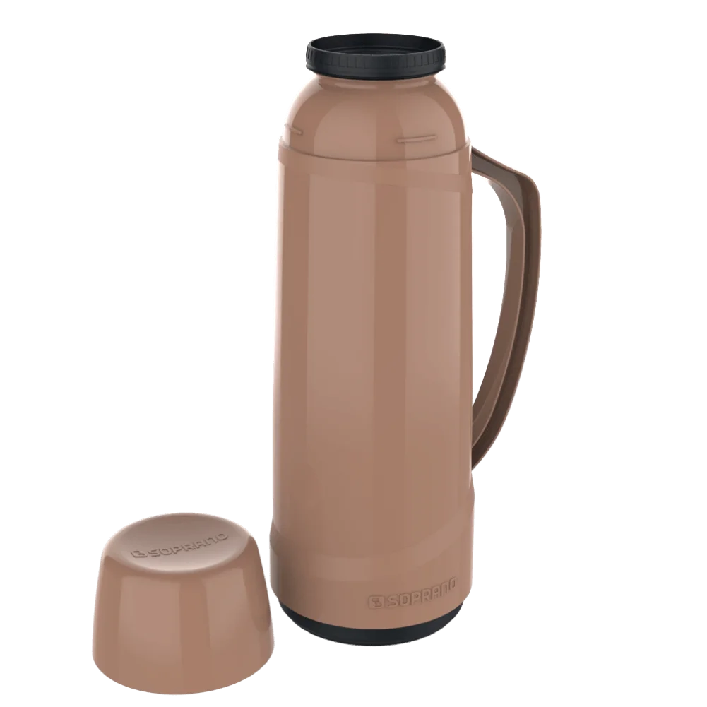 GARRAFA TERMICA CRISTAL 1L MOCCA - Soprano