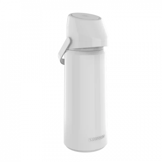 GARRAFA TERMICA RUBI 1,8L BRANCA - Soprano