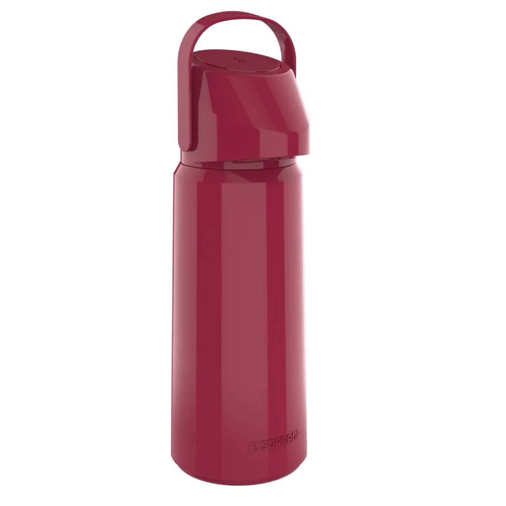 GARRAFA TERMICA RUBI 1,8L VERMELHO - Soprano