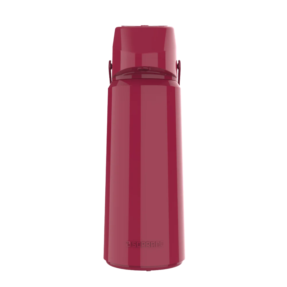 GARRAFA TERMICA RUBI 1,8L VERMELHO - Soprano