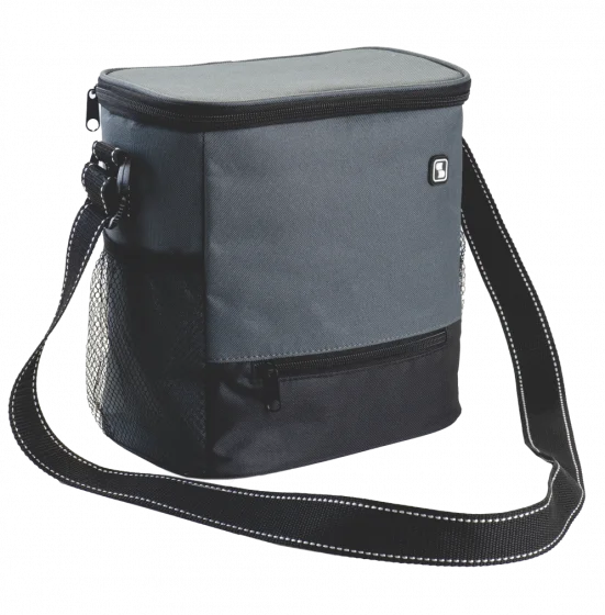 BOLSA TERMICA TROPICAL 7,5L PRETO/CINZA - Soprano