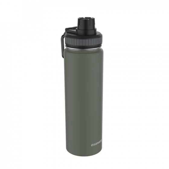 GARRAFA TERMICA EVEREST 650ML FIG GREEN - Soprano