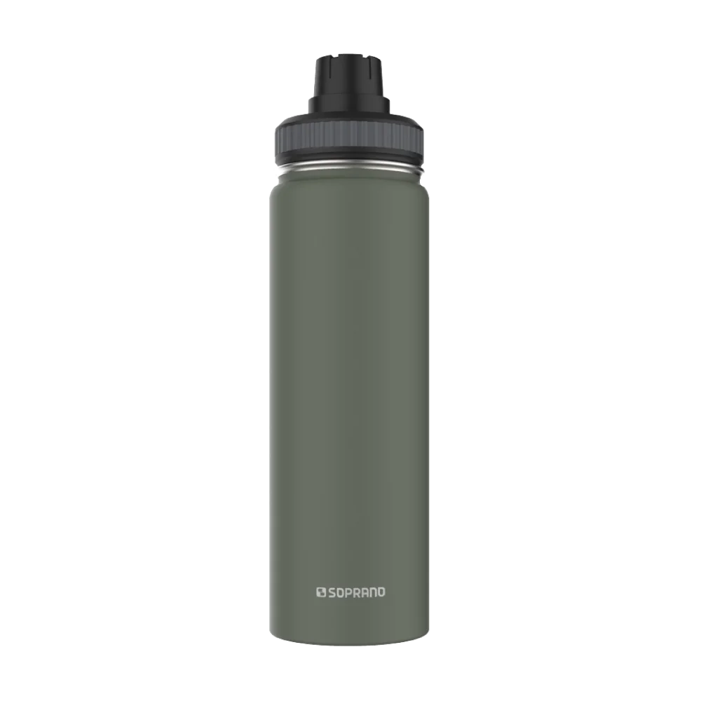 GARRAFA TERMICA EVEREST 650ML FIG GREEN - Soprano