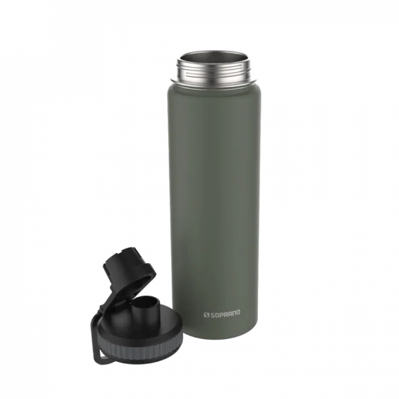 GARRAFA TERMICA EVEREST 650ML FIG GREEN - Soprano