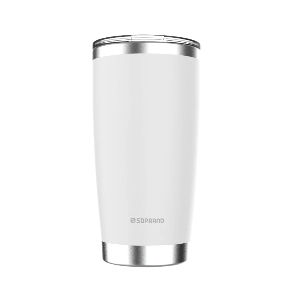 COPO TERMICO EVEREST 500ML BRANCO - Soprano