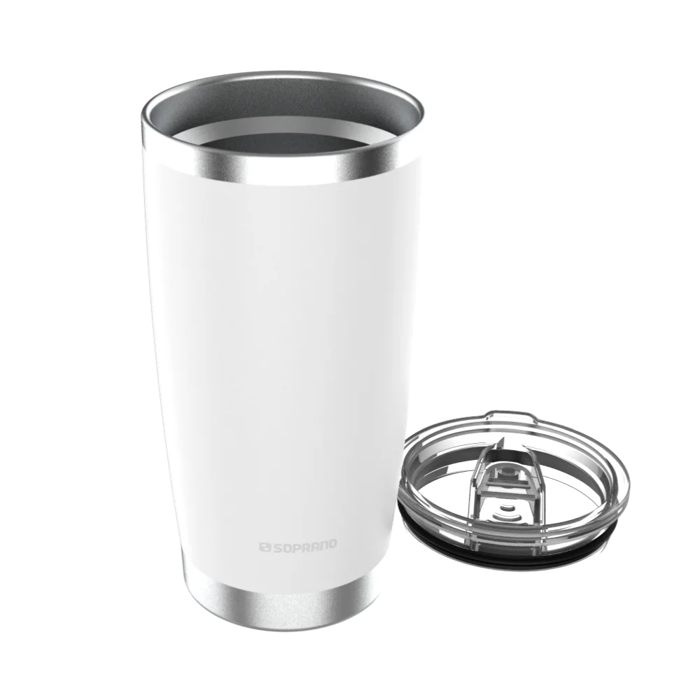 COPO TERMICO EVEREST 500ML BRANCO - Soprano
