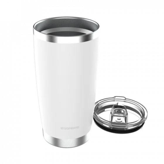 COPO TERMICO EVEREST 500ML BRANCO - Soprano