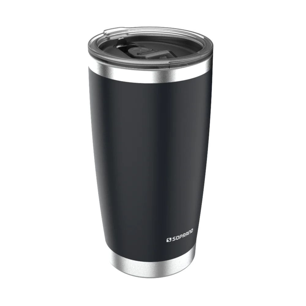 COPO TERMICO EVEREST 500ML PRETO - Soprano