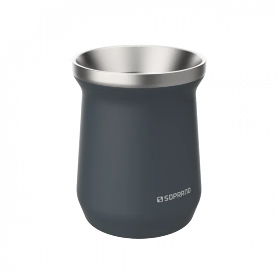 CUIA TERMICA EVEREST 250ML CINZA