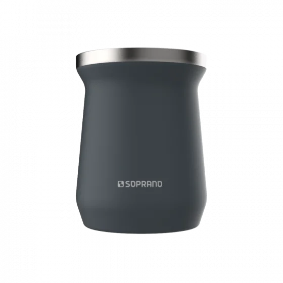 CUIA TERMICA EVEREST 250ML CINZA - Soprano