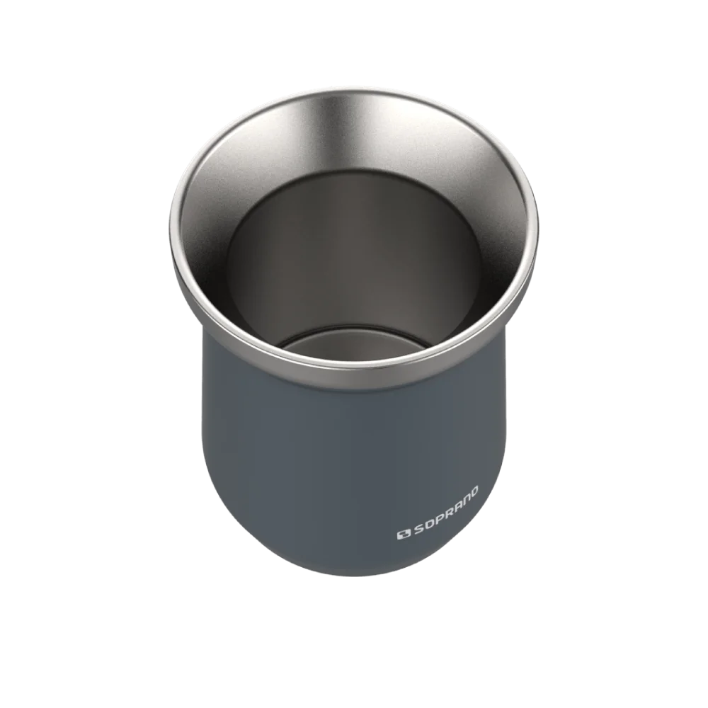 CUIA TERMICA EVEREST 250ML CINZA - Soprano