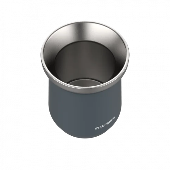 CUIA TERMICA EVEREST 250ML CINZA