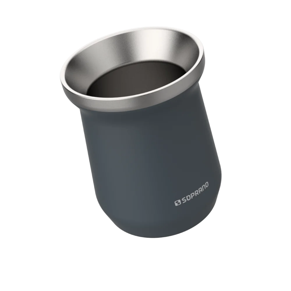 CUIA TERMICA EVEREST 250ML CINZA - Soprano