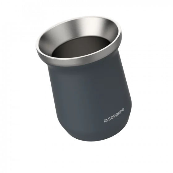 CUIA TERMICA EVEREST 250ML CINZA - Soprano