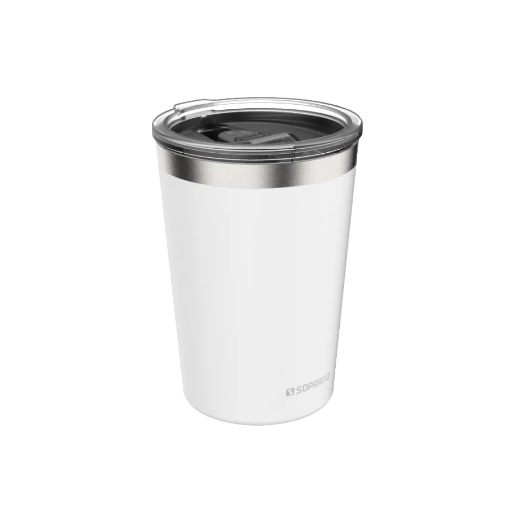 COPO TERMICO EVEREST 310ML BRANCO - Soprano