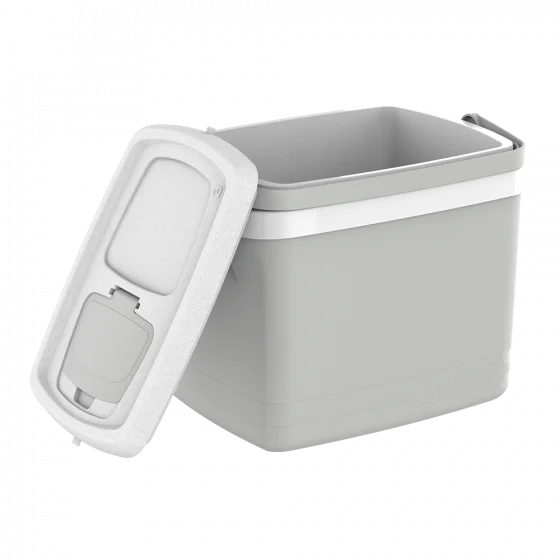 CAIXA TERMICA TROPICAL 32L CINZA CLARO - Soprano