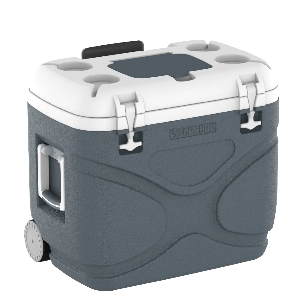 CAIXA TERMICA EVEREST 45L CINZA - Soprano