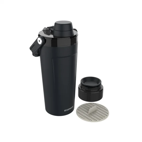 SHAKEIRA TERMICA EVEREST 600ML CINZA - Soprano