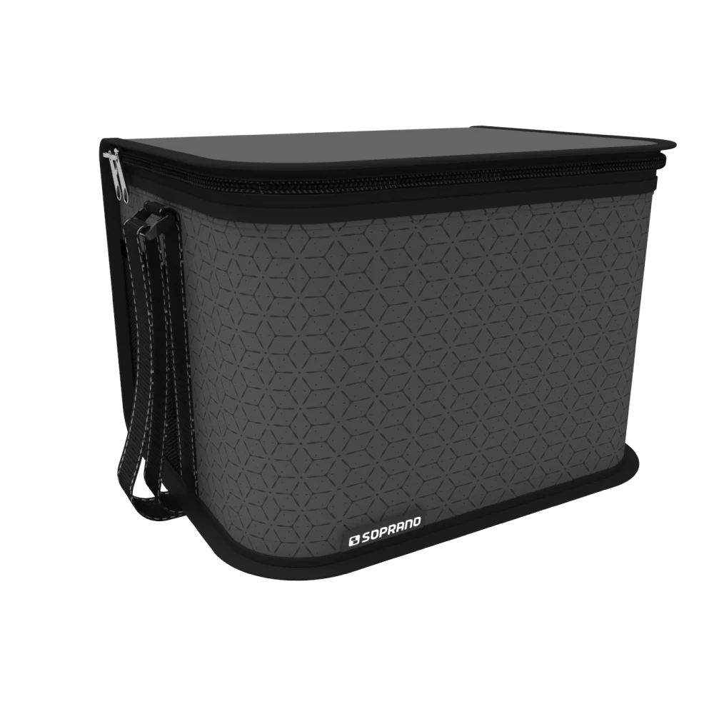 BOLSA TERMICA URBANA 9,5L PRETA/CINZA - Soprano