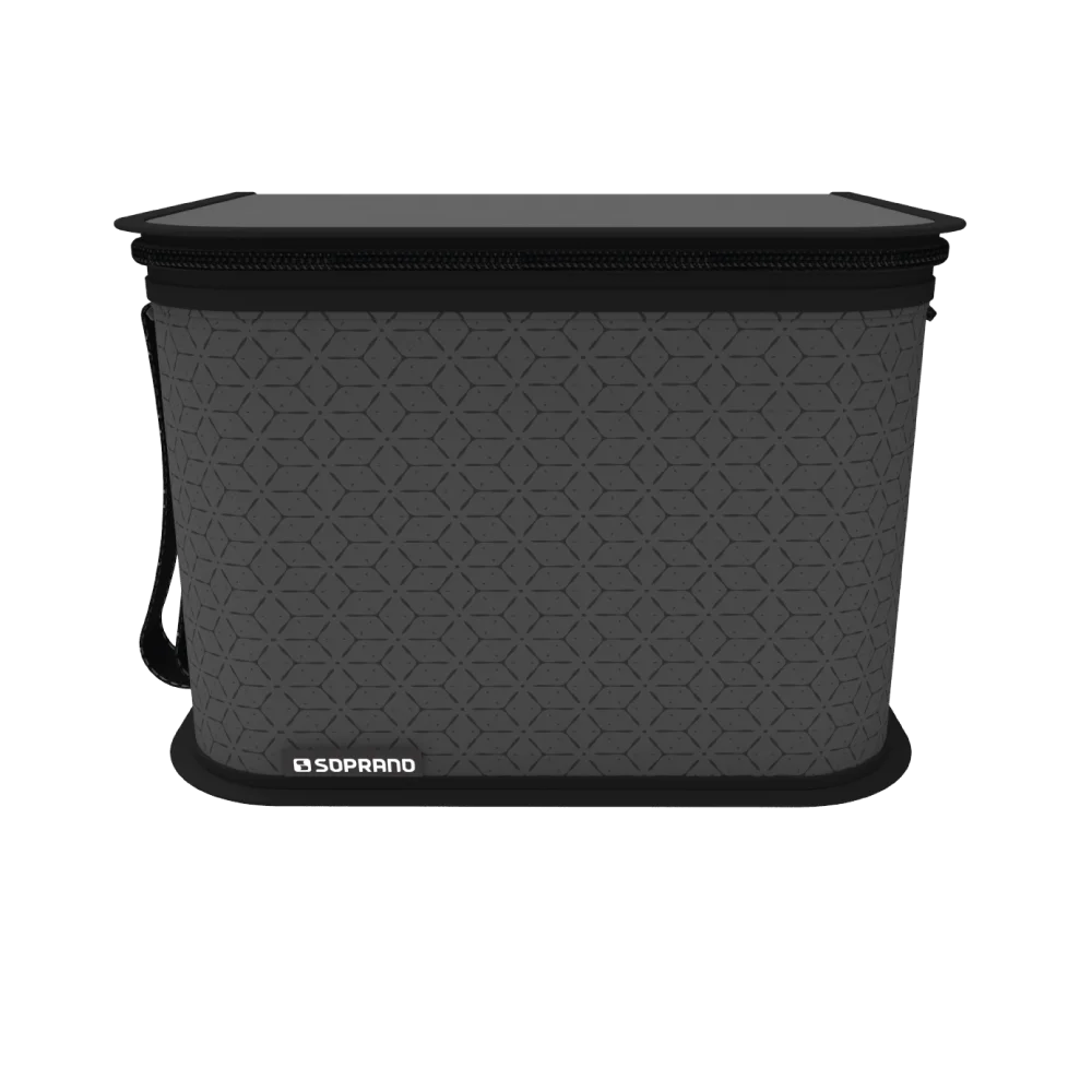 BOLSA TERMICA URBANA 9,5L PRETA/CINZA - Soprano