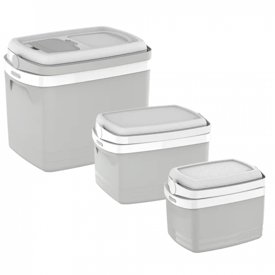 E-COMBO CAIXA TERMICA 32L/12L/5L CINZA CLARO - Soprano